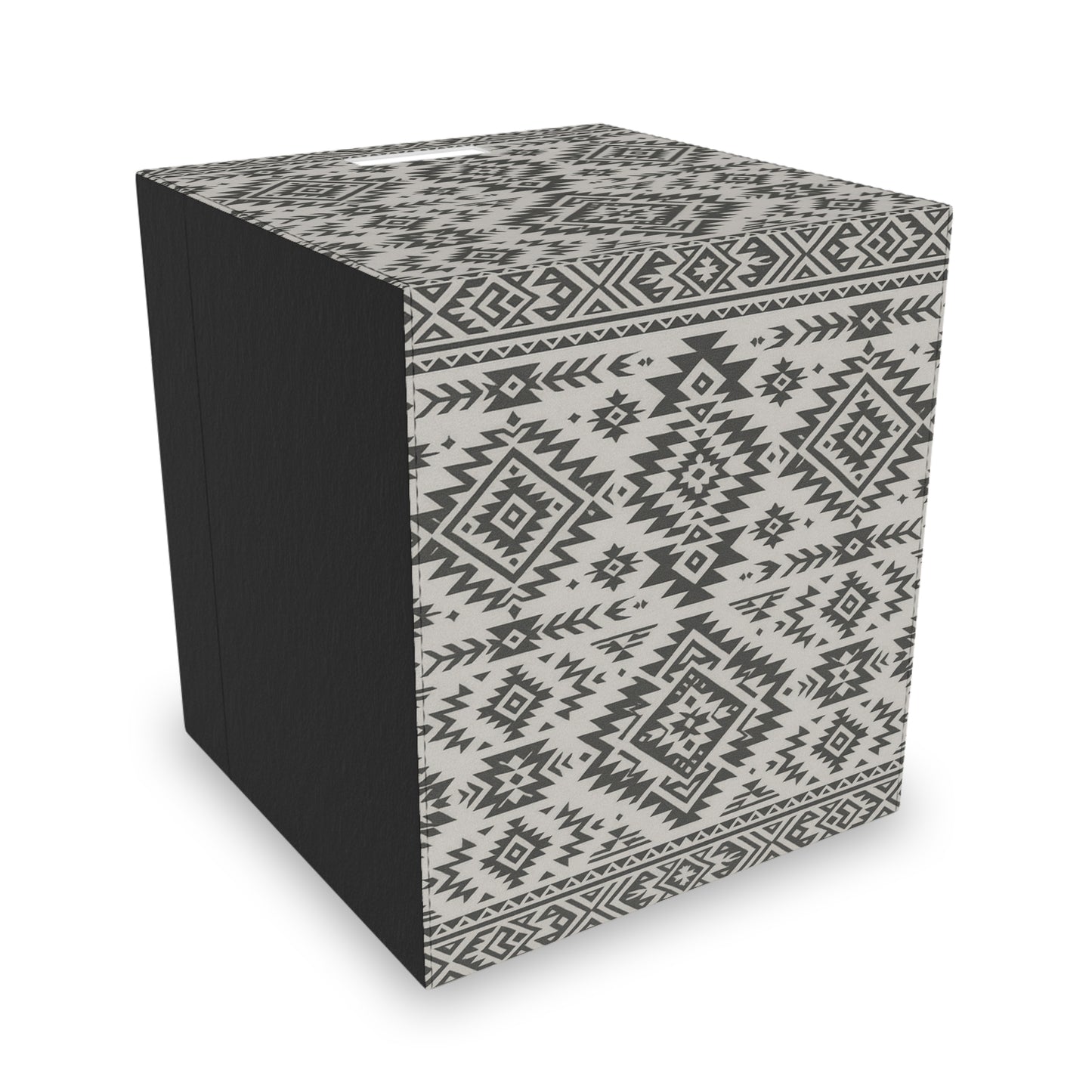 Fabric Pattern Storage Box - Stylish Home Organizer Square Bin, Boho Felt for Home Decor