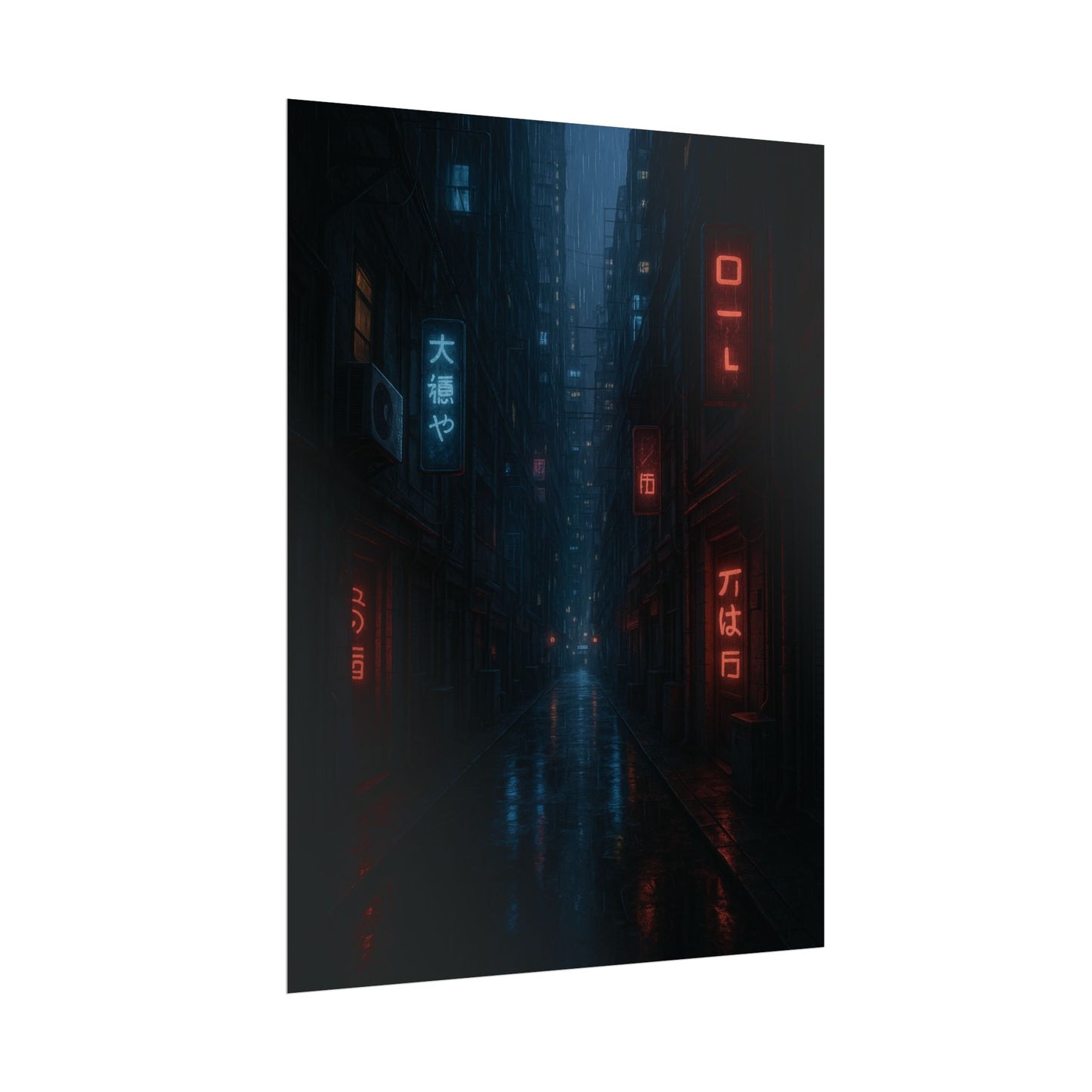 Urban Neon Art Poster – Aesthetic Print Wall Decor