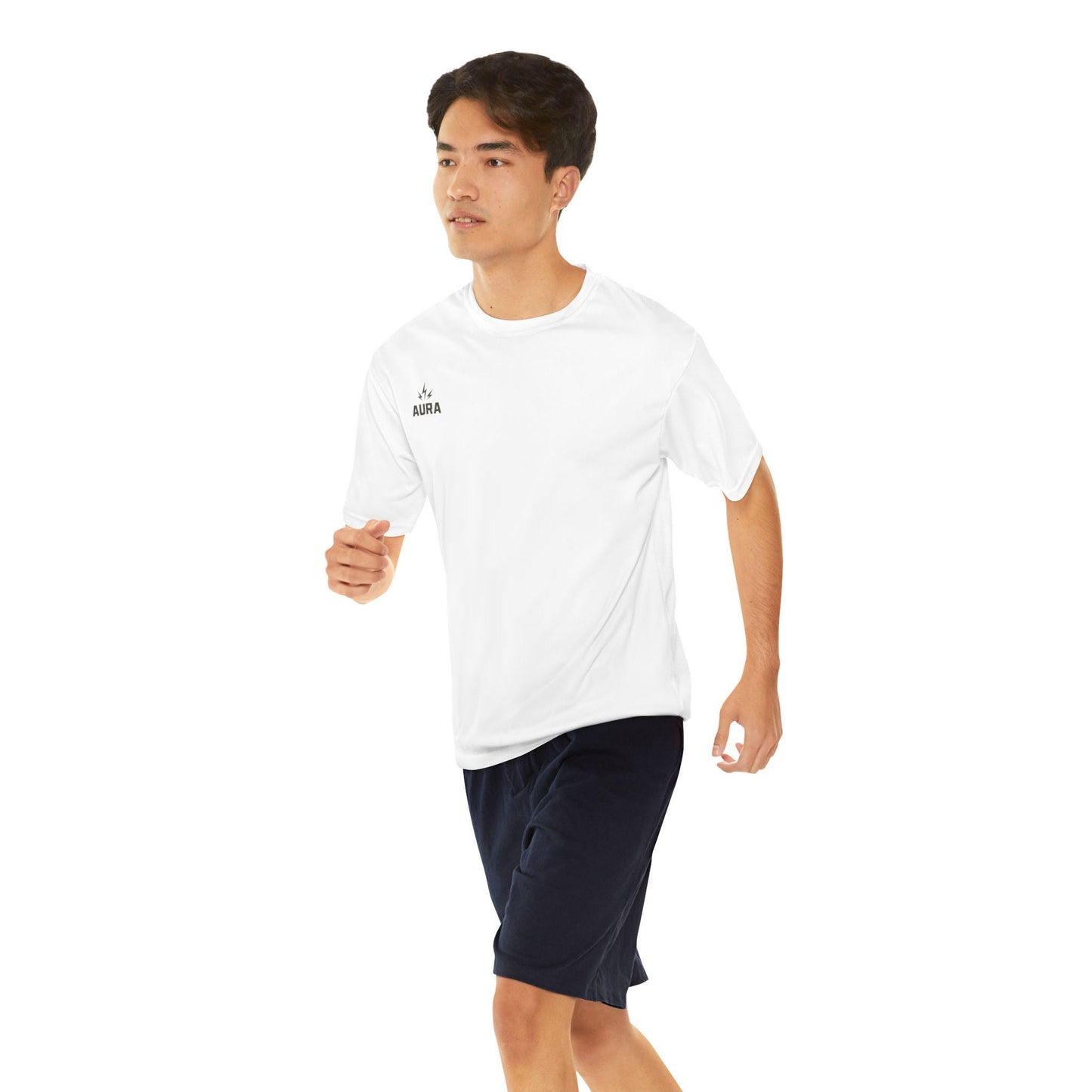 Aura Athletic T-Shirt - Ideal for Fitness, Sports Tee Shirt, Running, Gym Workouts, and Casual Wear