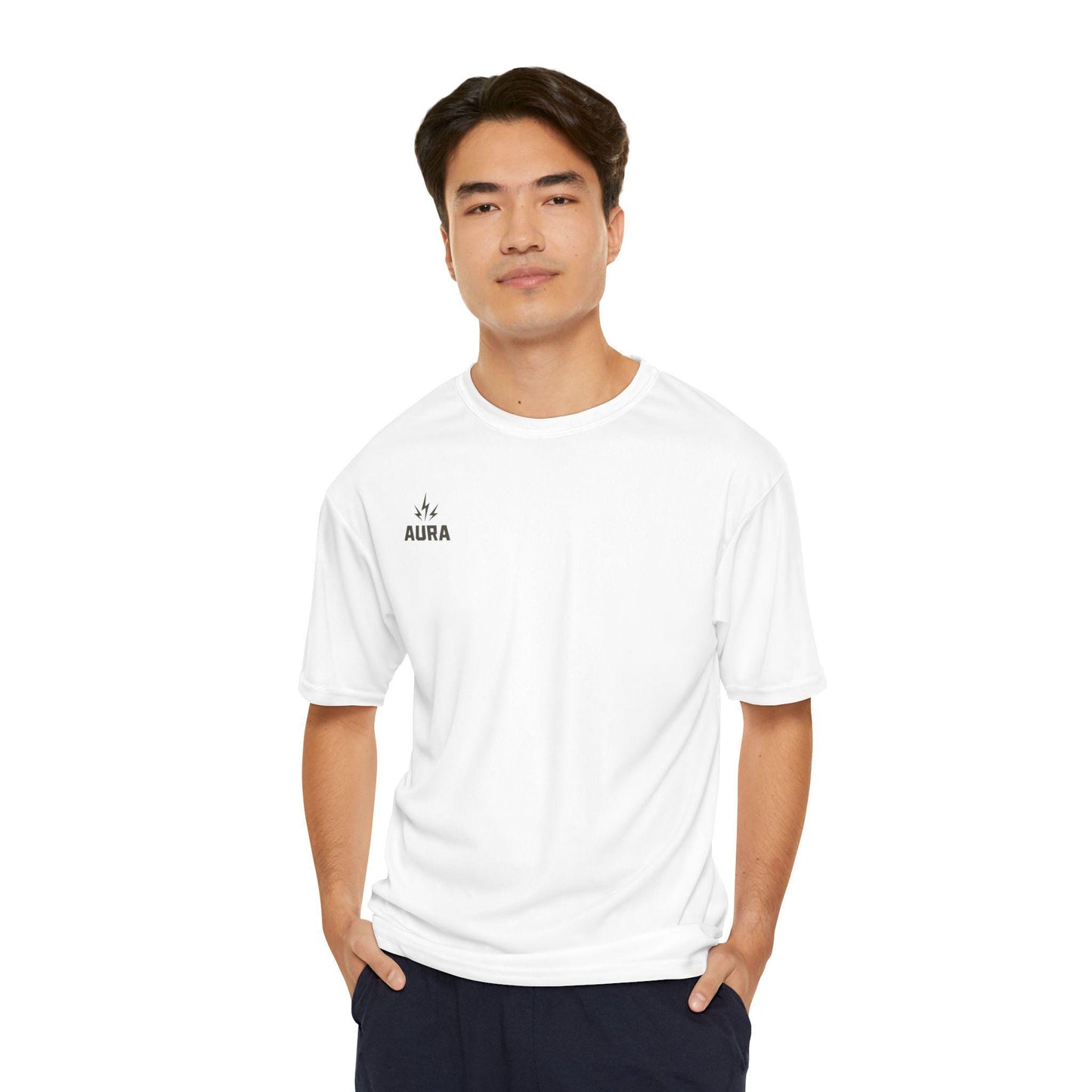 Aura Athletic T-Shirt - Ideal for Fitness, Sports Tee Shirt, Running, Gym Workouts, and Casual Wear