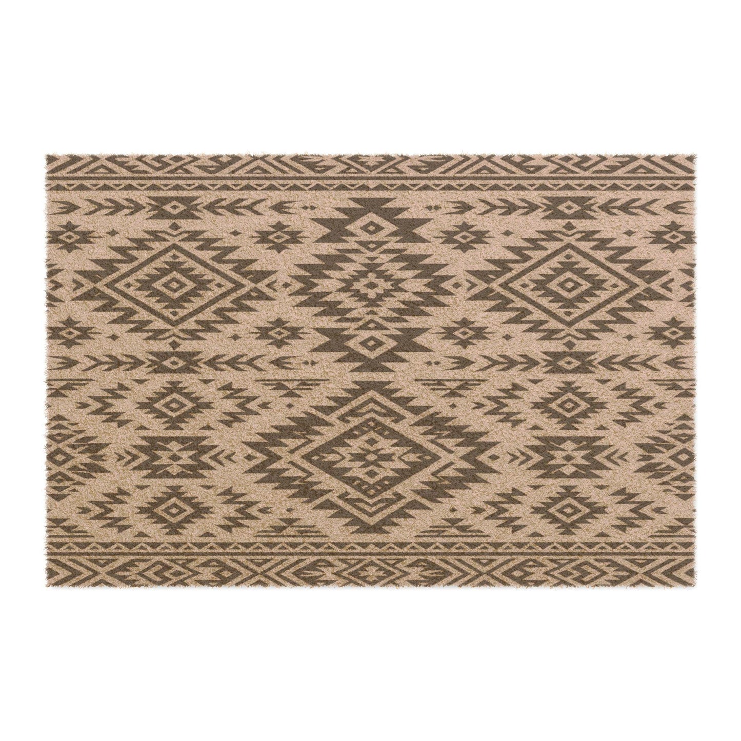 Boho Chic Doormat - Tribal Pattern, Entryway Decor, Housewarming Gift, Eco-Friendly, Outdoor Welcome Mat