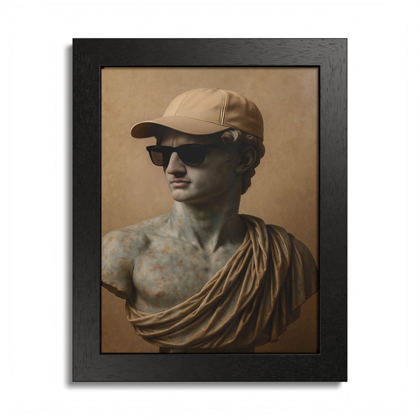 One Cool Classical Dude | Classical Statue Wall Art | Digital Download Poster