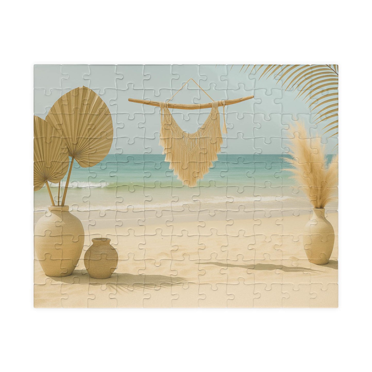 Coastal Serenity Puzzle - Beach Decor, Stress Relief, Family Fun, Gift for Beach Lovers, Relaxation Activity
