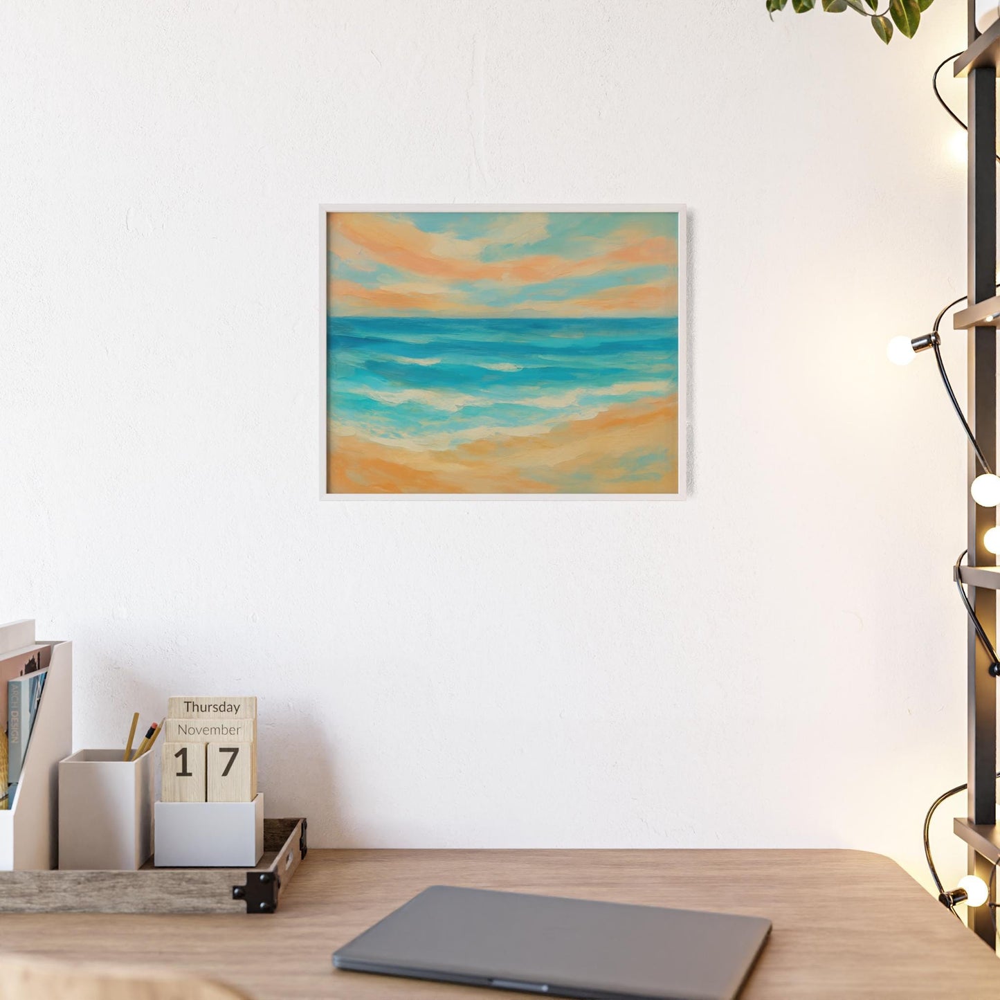 Ocean Inspired Wall Art, Beach Decor, Coastal Home, Framed Ocean Wall Decor, Gallery Wall Decor, Nautical Art