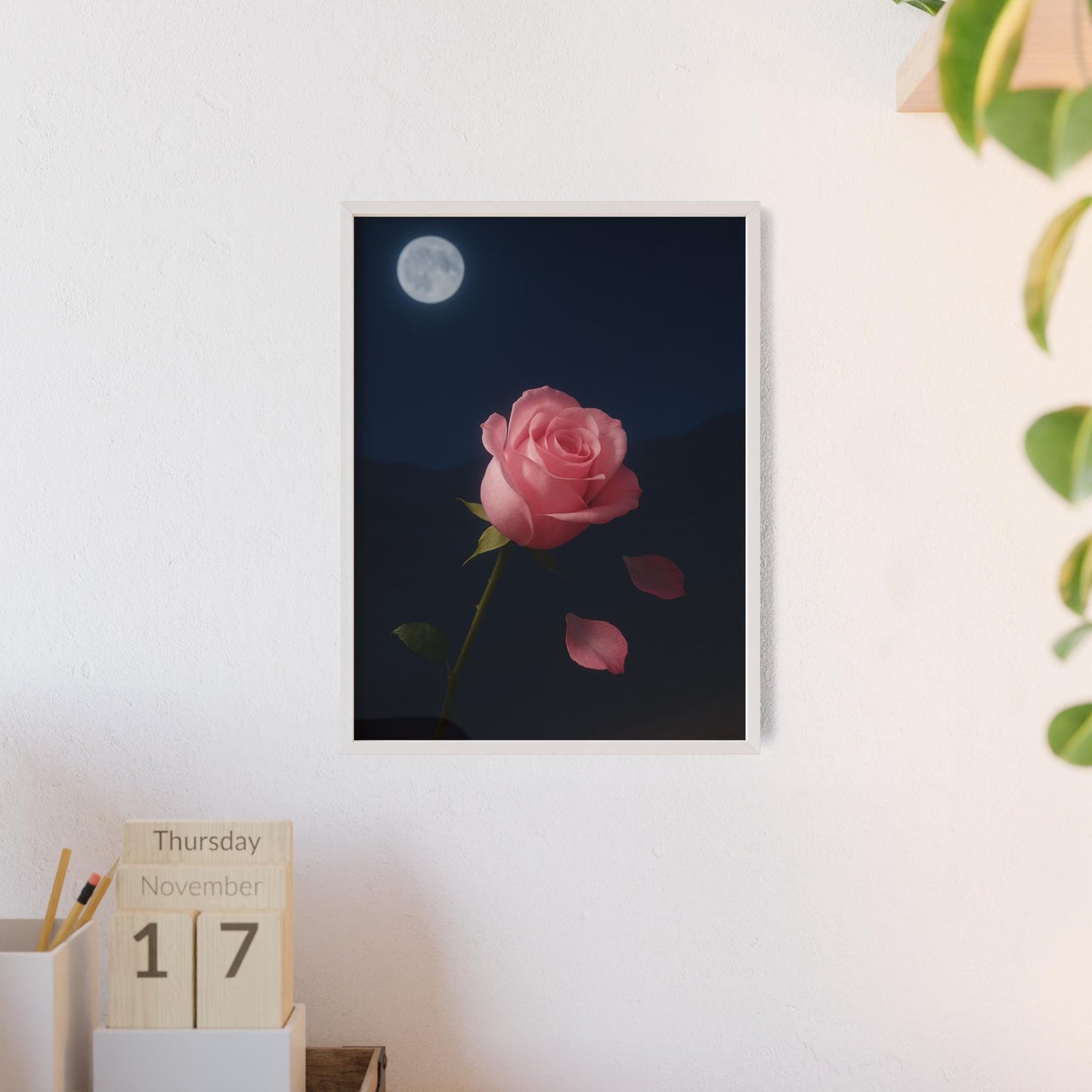 Midnight Rose | Digital Download Wall Art