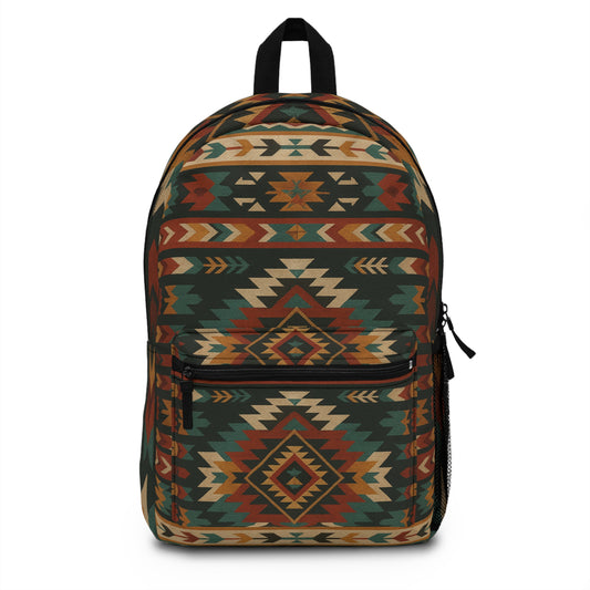 Aztec Pattern Durable Backpack – Lightweight, Spacious, and Stylish