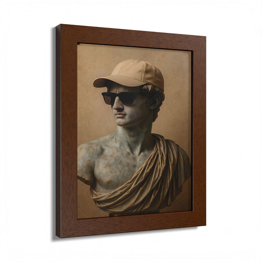 One Cool Classical Dude | Classical Statue Wall Art  | Digital Download Poster