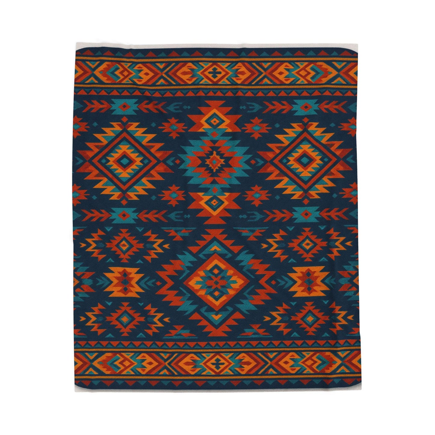 Cozy Tribal Print Velveteen Plush Blanket | Soft Throw for Home Décor, Gift for All Occasions, Warm Blanket for Style and Comfort