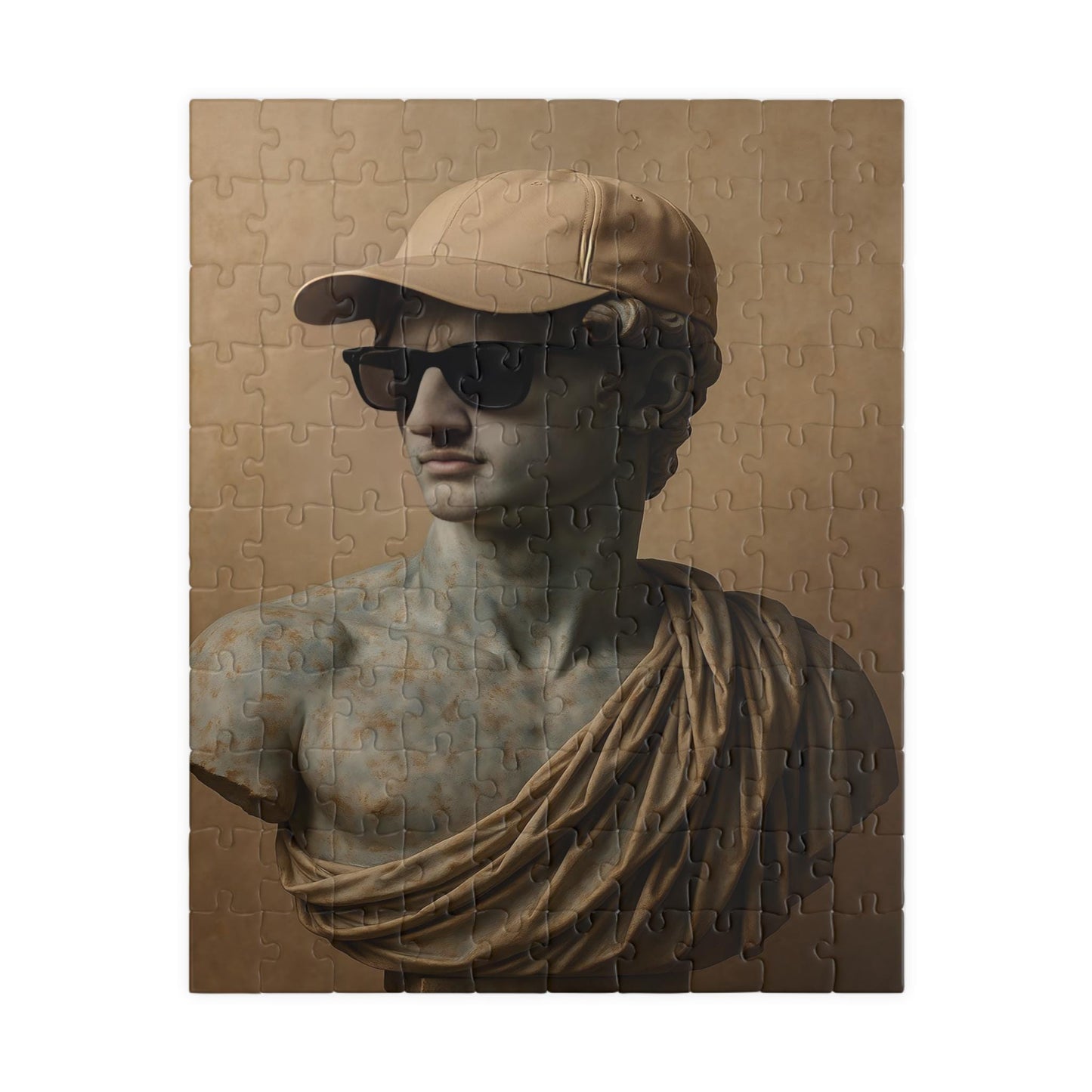 Classical Puzzle with Modern Design, Home Decor, Gift for Art Lovers, Mindfulness Activity, Unique Puzzle Recreation