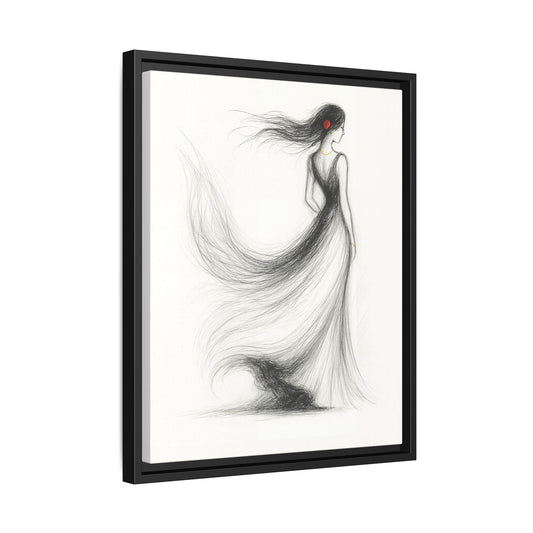Framed Art Print, Elegant Wall Decor for Home, Gift for Art Lovers, Modern Aesthetic, Minimalist Design