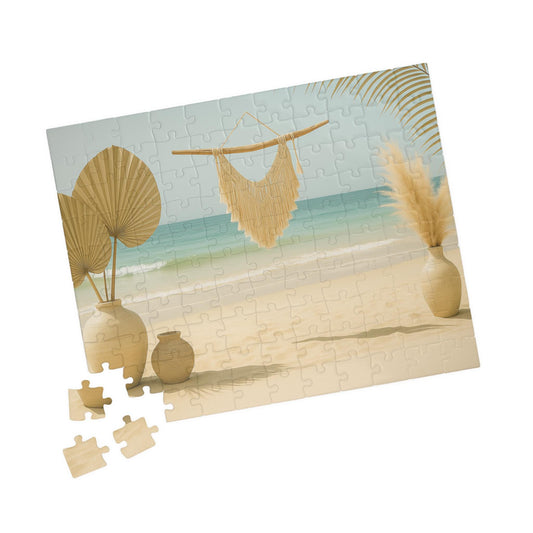 Coastal Serenity Puzzle - Beach Decor, Stress Relief, Family Fun, Gift for Beach Lovers, Relaxation Activity