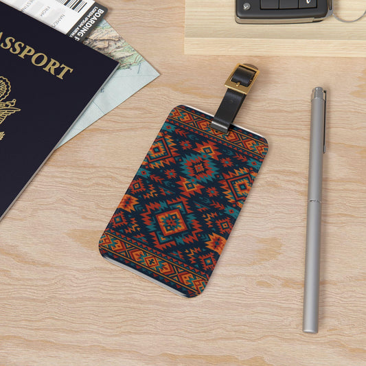 Bohemian Luggage Tag - Vibrant Travel Accessory for Adventurers, Gift for Travelers, Unique Baggage Tag, Vacation Essentials, Travel [...]